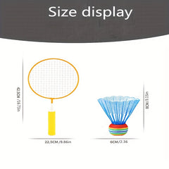 2pcs Badminton Racket Set Youth And Adult Outdoor Sports And Leisure Toy