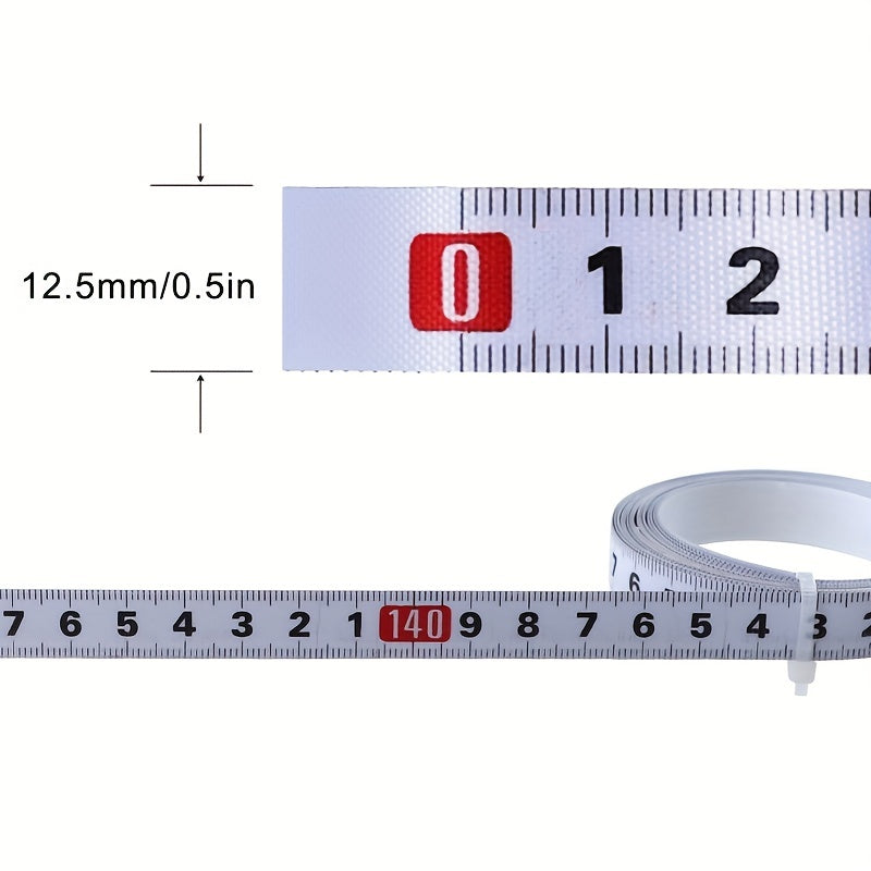 Miter Track Tape Measure Self-Adhesive Waterproof Metric Scale Tape