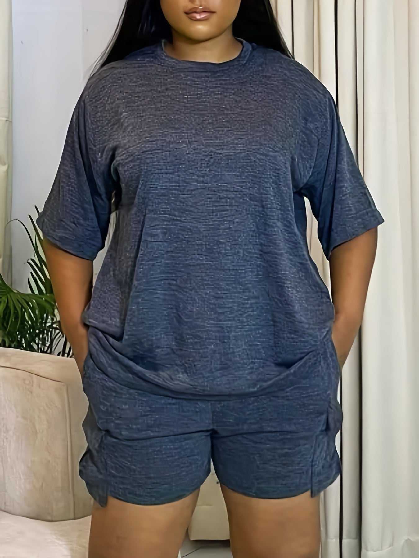  Casual Outfits 2 Piece Set Loose T shirt & shorts
