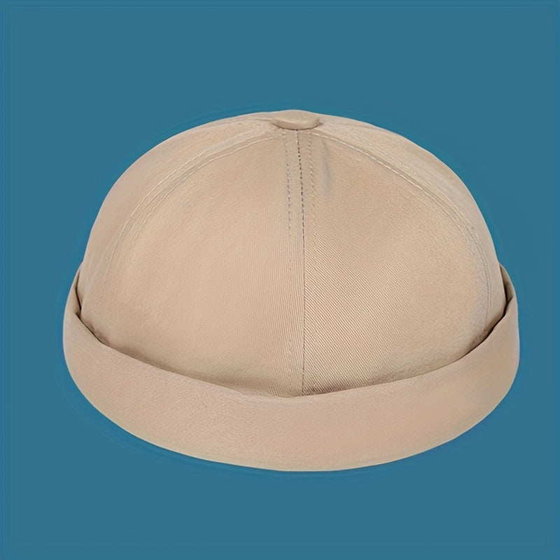 Men's Street Retro Iron Standard Beanie Hat