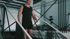 Men's Neoprene Sauna Suit Waist Trainer Vest & Body Shaper Zipper Tank Top