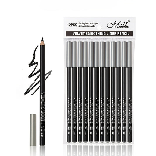 12 Pack Long Lasting Velvet Eyeliner Pen Set