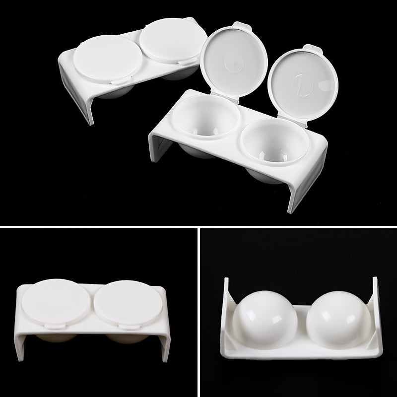 Art Painting Double Hole Washing Pen Cup Plastic Cover Brush And Pen