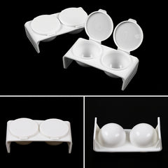 Art Painting Double Hole Washing Pen Cup Plastic Cover Brush And Pen
