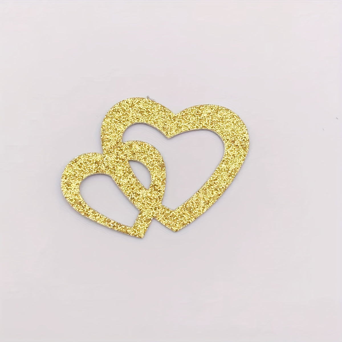 50pcs Heart Confetti Wedding Table Decoration Sparkling Glitter Paper Shreds
