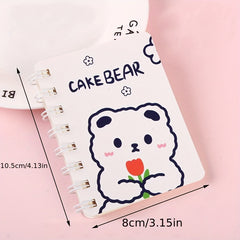Cartoon Coil Book Mini Portable Student Notebook