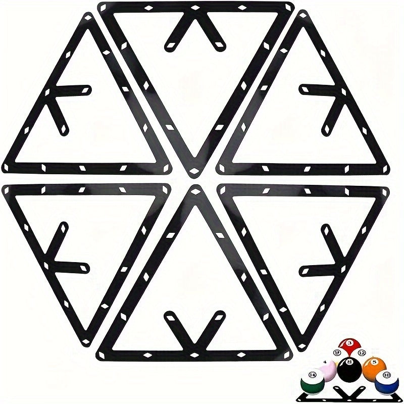 6pcs Billiard Positioning Stickers Cue Accessories