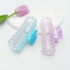 3pcs Gradient Hollow Hair Clip for Girls Kids