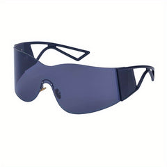 Men's Frameless Sunglasses Windproof Y2K Sports Glasses