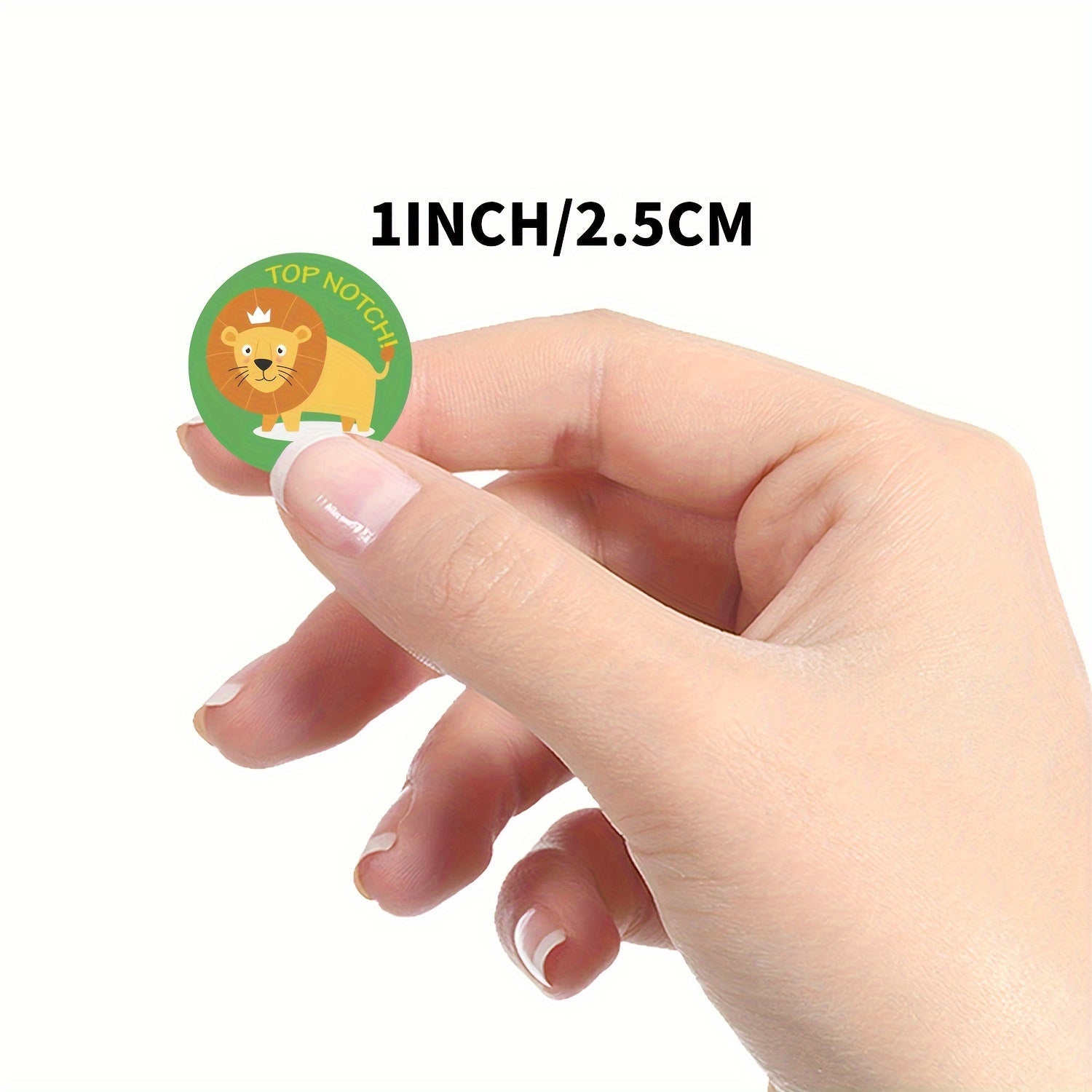 500 Fun Cartoon Animal Fruit Reward Stickers Teachers Incentive Stickers