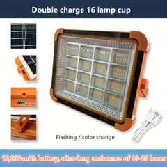Large Capacity Solar Energy Charging Emergency Light