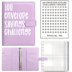 Savings Challenge Book 100 Envelopes Budget Planner with Cash Envelopes