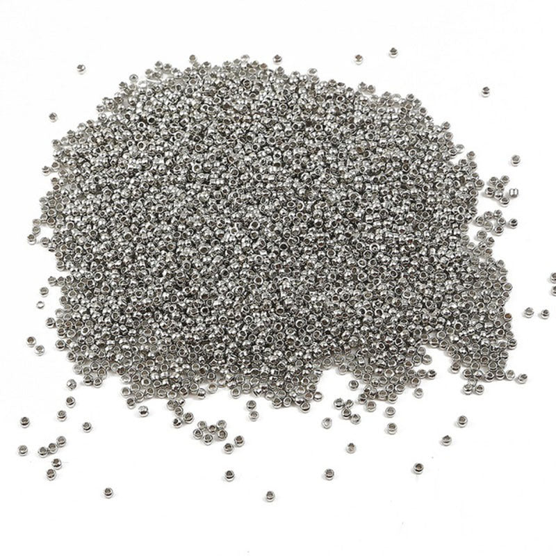 300pcs 2mm Metal Spacer Beads for DIY Bracelet Making