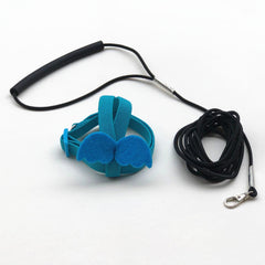 Adjustable Parrot Bird Harness Leash Anti Bite Nylon Rope Wings