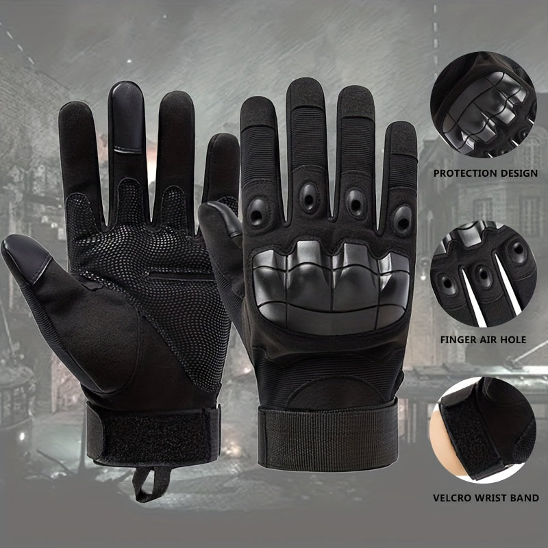 Full Finger Touch Screen Tactical Gloves for Men