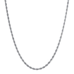 1pc Golden Silver Twist Chain Necklace Men Women Couple Necklace