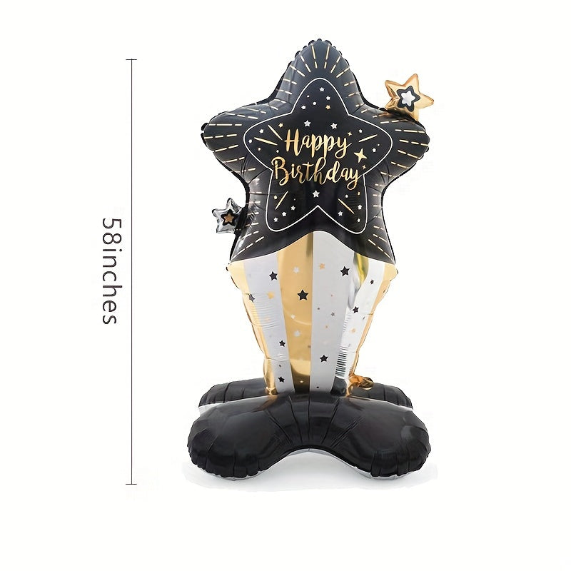 Standing Birthday Cake Balloon Decoration