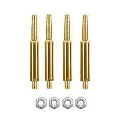 6mm Shank Golden Grinding Head Set Grinder Taper Head