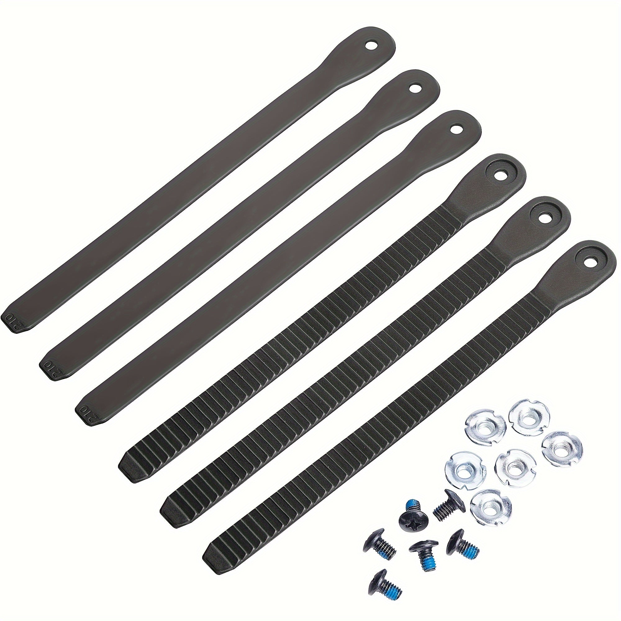 6pcs Snowboard Bindings Straps Ladder Strap Replacement 8.2 inch