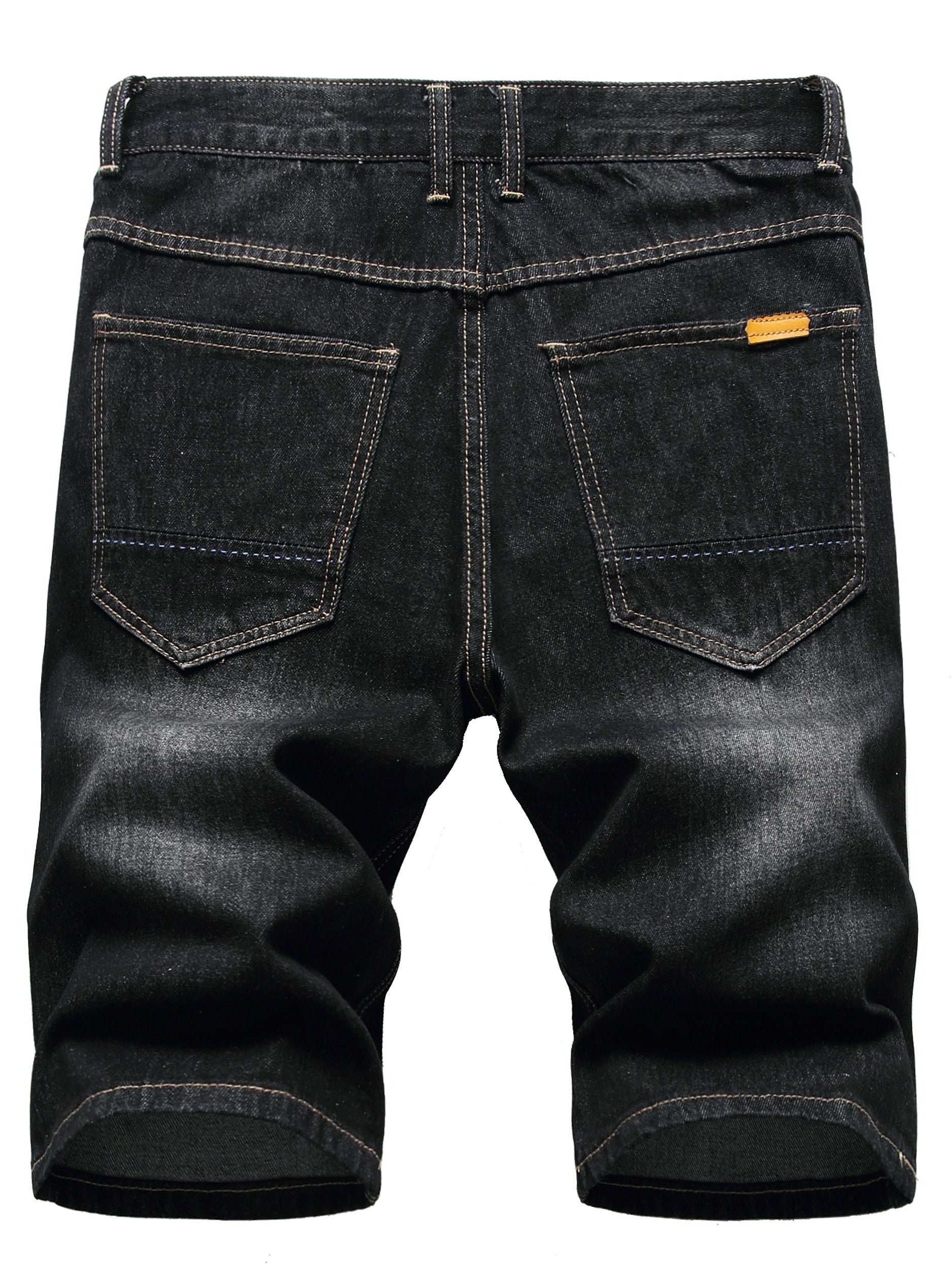 Men's Ripped Denim Shorts Casual Street Style Distressed Shorts