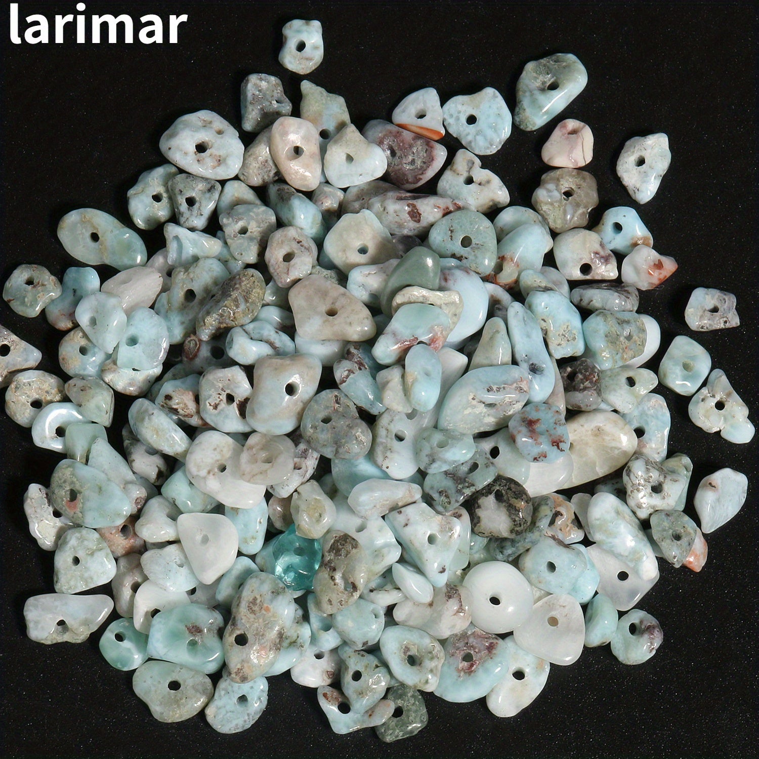 Natural Stone Irregular Gravel Chips Beads - Amazonite Garnet