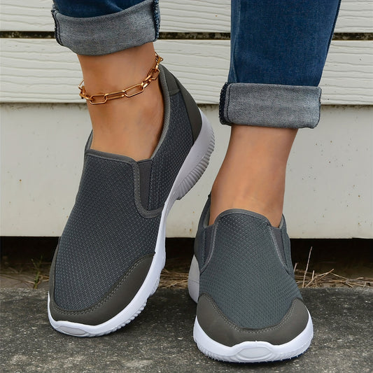 Women's Breathable Mesh Slip On Sports Shoes