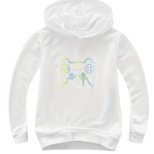 Gamepad Print Hoodies Comfy Pullover Sweatshirt Spring Fall Sports Gift