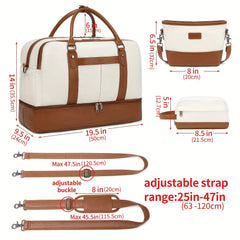 Large Capacity Travel Bag Sets Lightweight Luggage Handbag