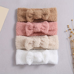 Plush Bow Headband Hairband Hair Accessories For Girls