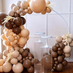 60 Coffee Brown Balloons Tan Dark Arch Bear Party Wedding Decor