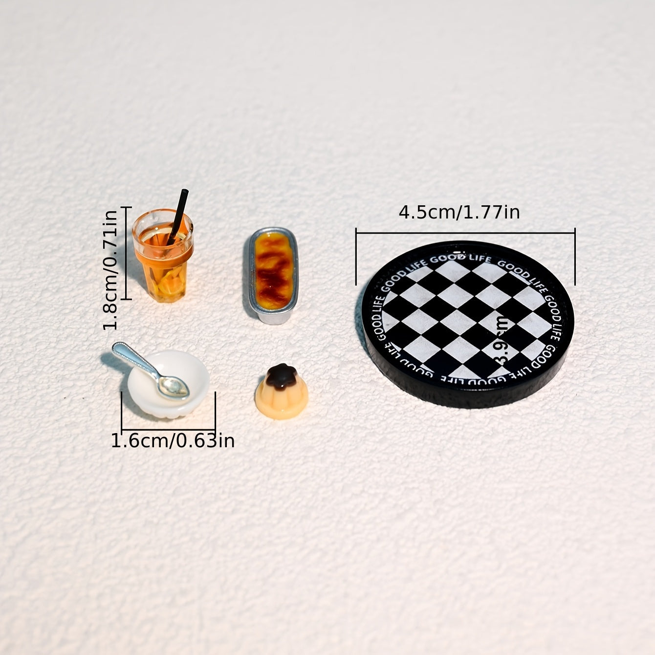 Cheese Pudding Set for Dollhouse Dolls Accessories