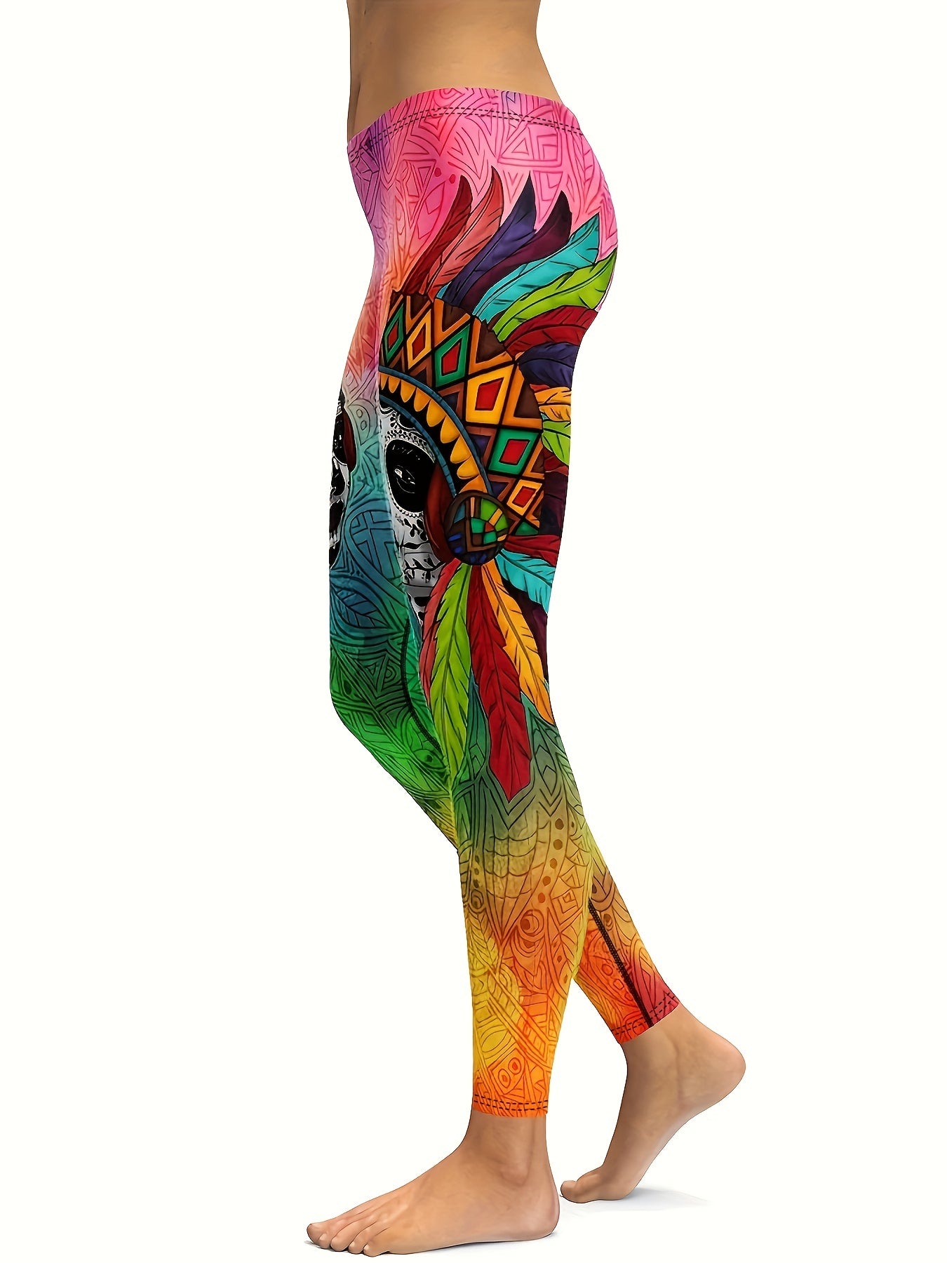 Women's Printed Leggings for Yoga & Fitness