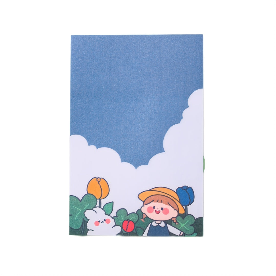 1pc Bear Sticky Notes 80sheets Heart Post Message Tearable Note