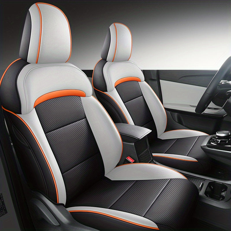 Leather Car Seat Cover For MG4 MULAN Winter Full Set