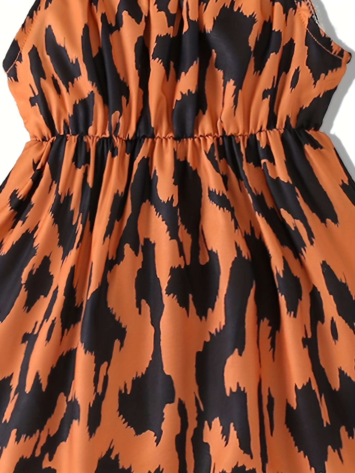 Toddler Girls Leopard Print Cami Dress for Party Beach Vacation