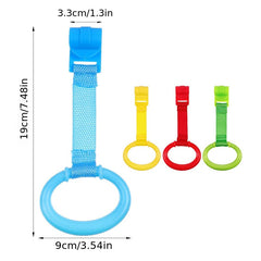 4pcs Pull Ring For Playpen Baby Crib Hooks General Use Hooks Baby Toys Pendants