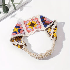 Boho Crochet Headband for Holiday Travel Daily Use