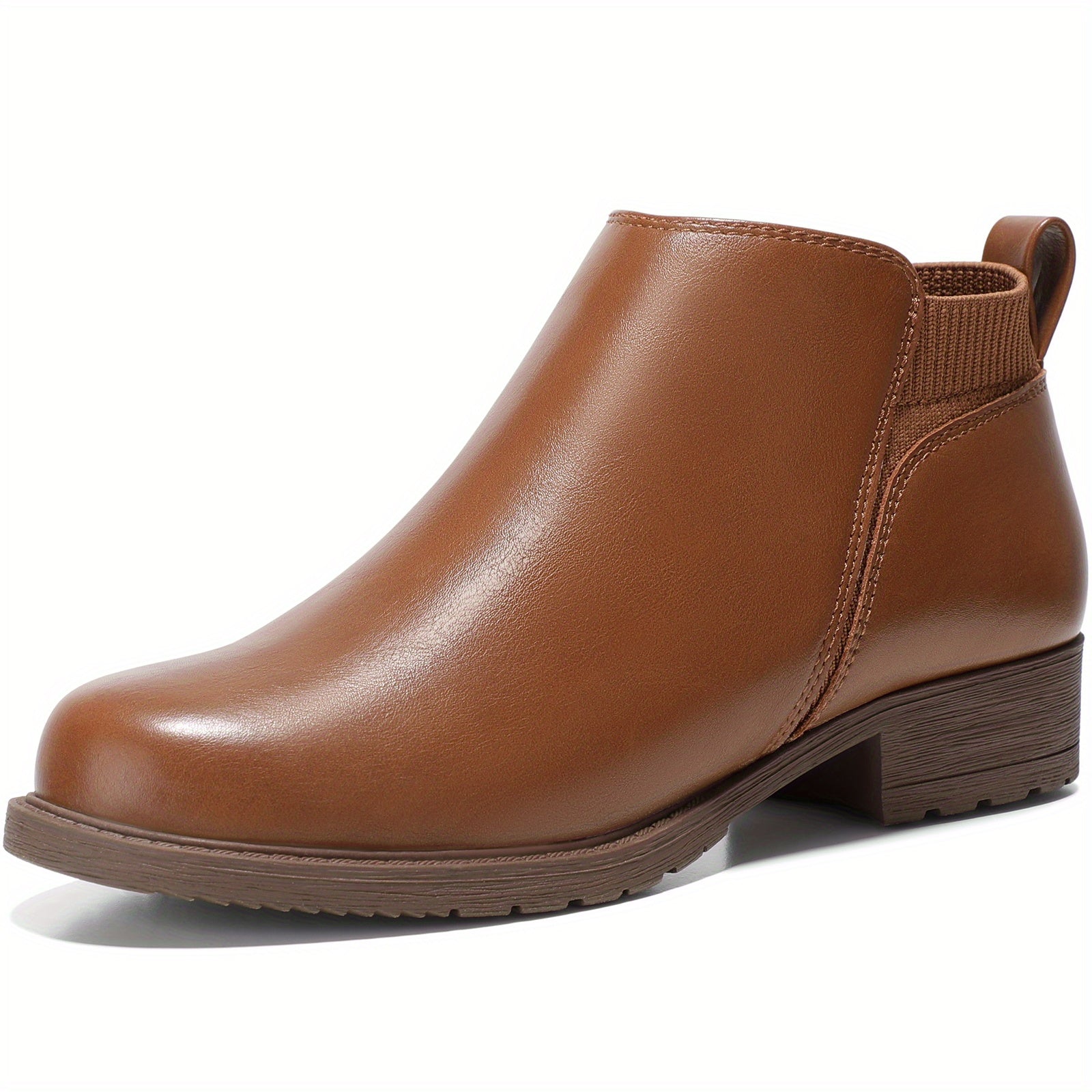 STQ Women's Chunky Block Heel Ankle Boots