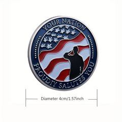 American Flag Challenge Coin Great Gift for Kids