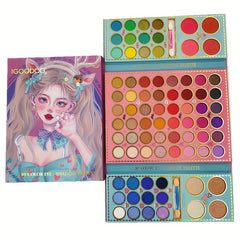 80 Colors Eyeshadow Palette Blush Concealer Powder Palette