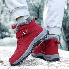 Women's Thermal Snow Boots with Hook & Loop Fastener
