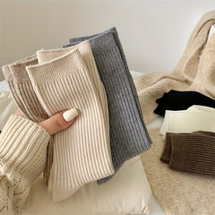 Soft & Comfy Solid Socks for Women