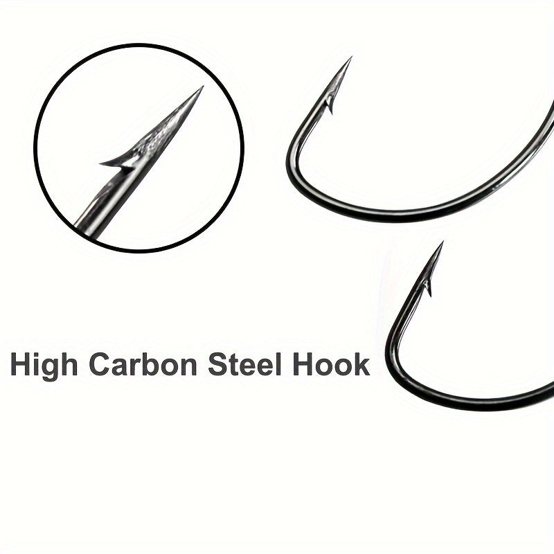 5pcs Bullet Lead Head Hooks Soft Worm Hooks