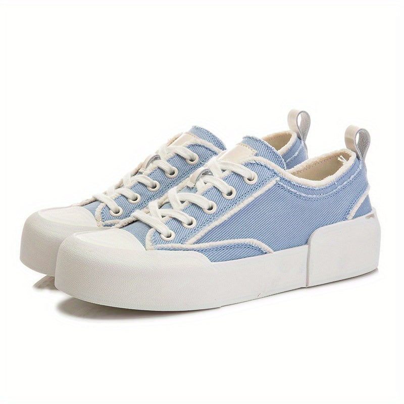 Women's Non Slip Canvas Shoes Breathable Low Top Flat Shoes