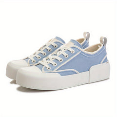 Women's Non Slip Canvas Shoes Breathable Low Top Flat Shoes