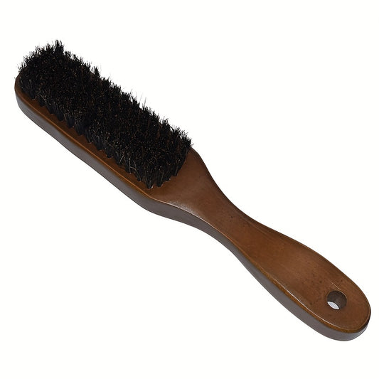 Wood Handle Cleaning Brush Hairdressing Beard Brush Barber Hair Styling Comb