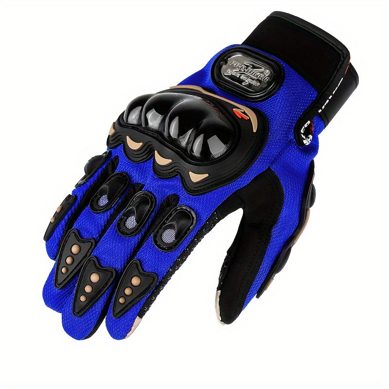 Summer Motorcycle Gloves Hard Knuckle Touchscreen