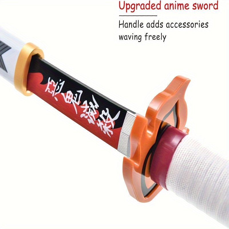 Red & Orange Demon Slayer Anime Samurai Cosplay Sword