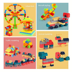 130pcs Building Blocks Set Stacking Toys & Puzzle Games Educational Toys
