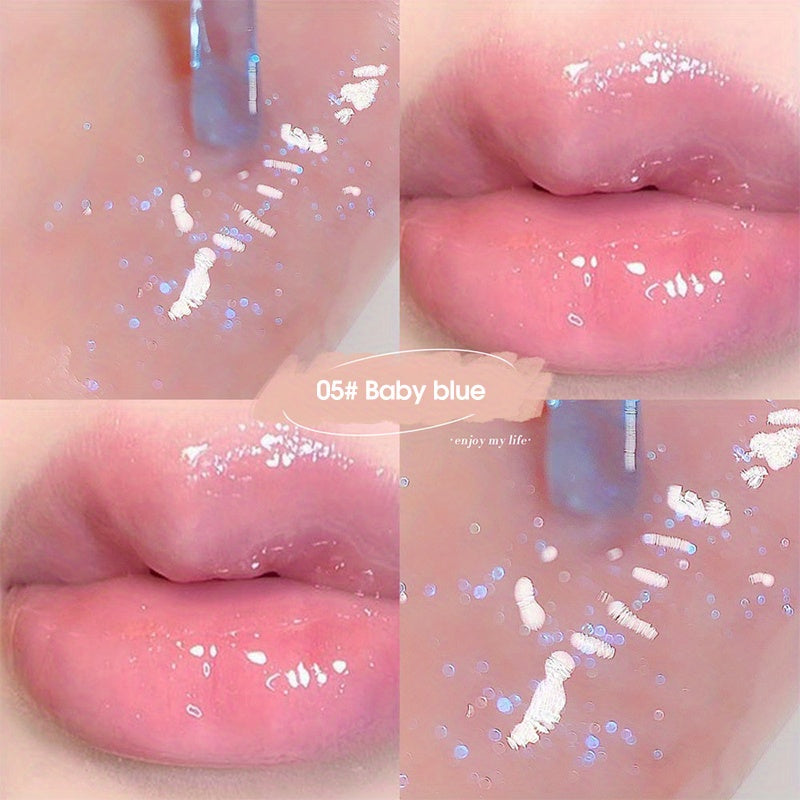 Honey Hydrating Lip Gloss with Glitter for Women - Gift and Lip Protection